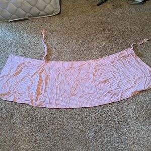 Heidi wrap mini skirt